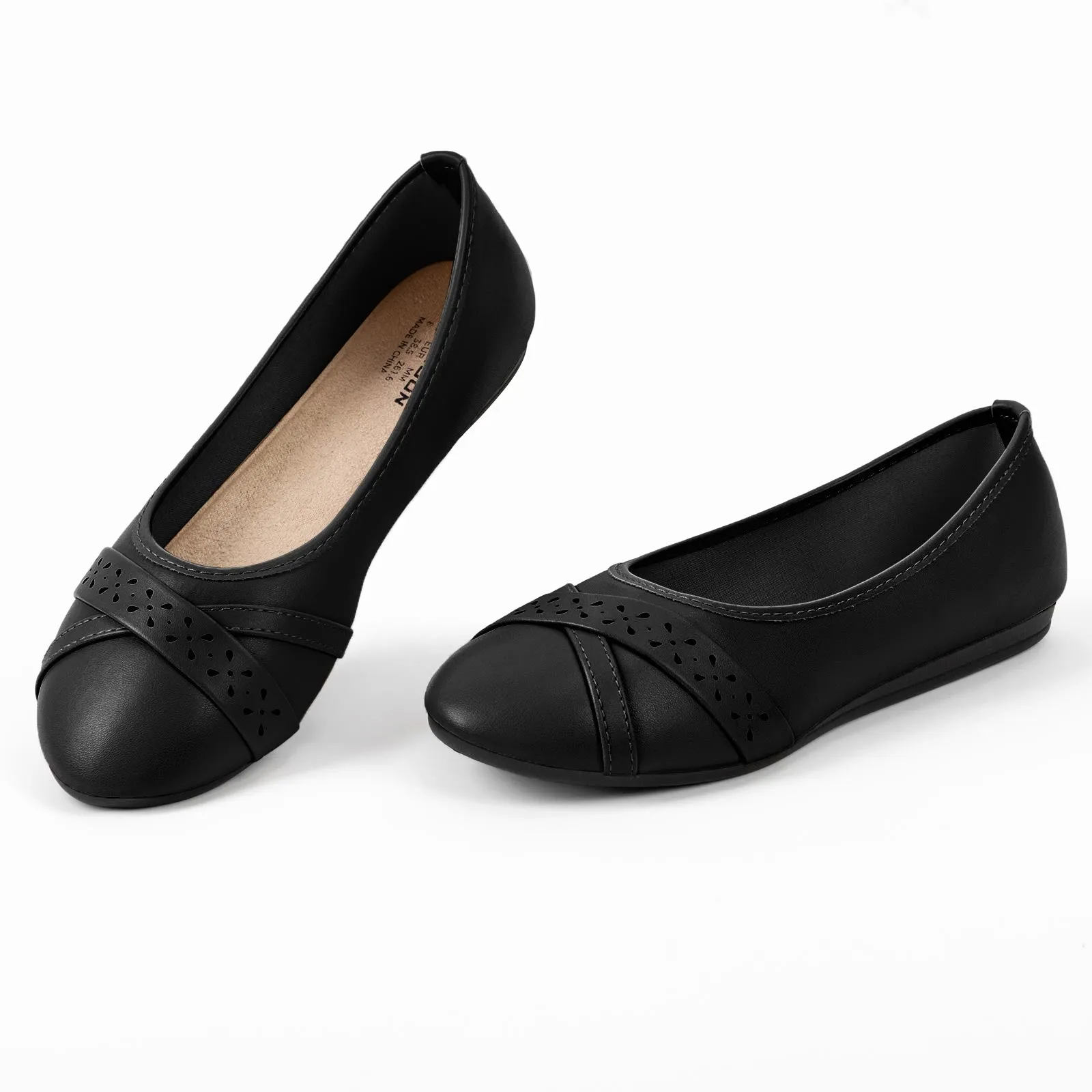 CHIN·MOON Women's Ballet Flats Comfortable Dressy Walking Dress Casual Shoes