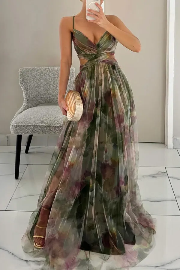 Chloé | Charming Maxi Dress with Floral Print