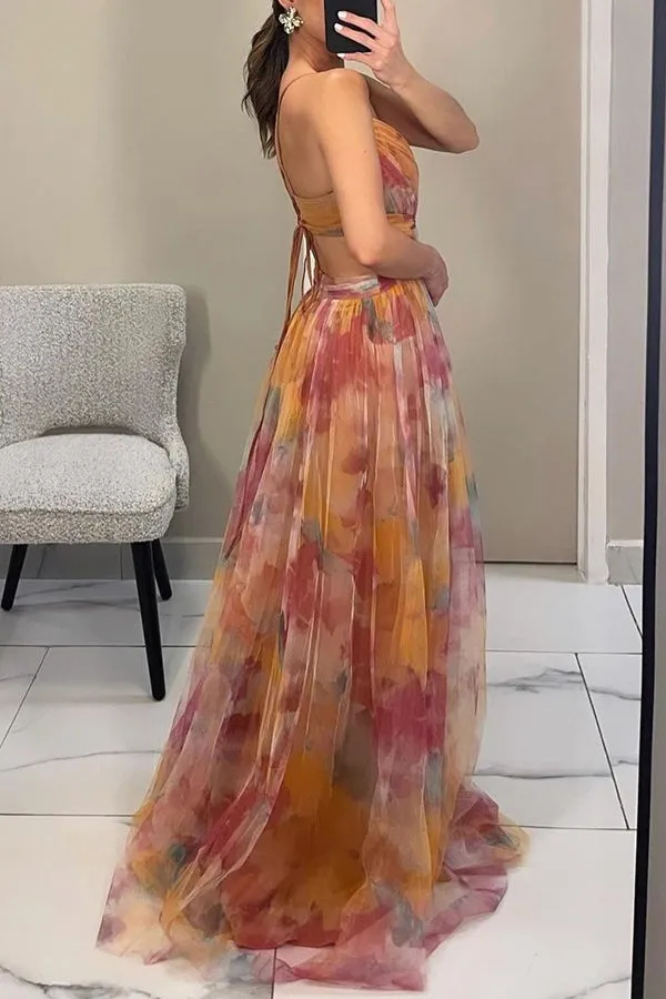 Chloé | Charming Maxi Dress with Floral Print
