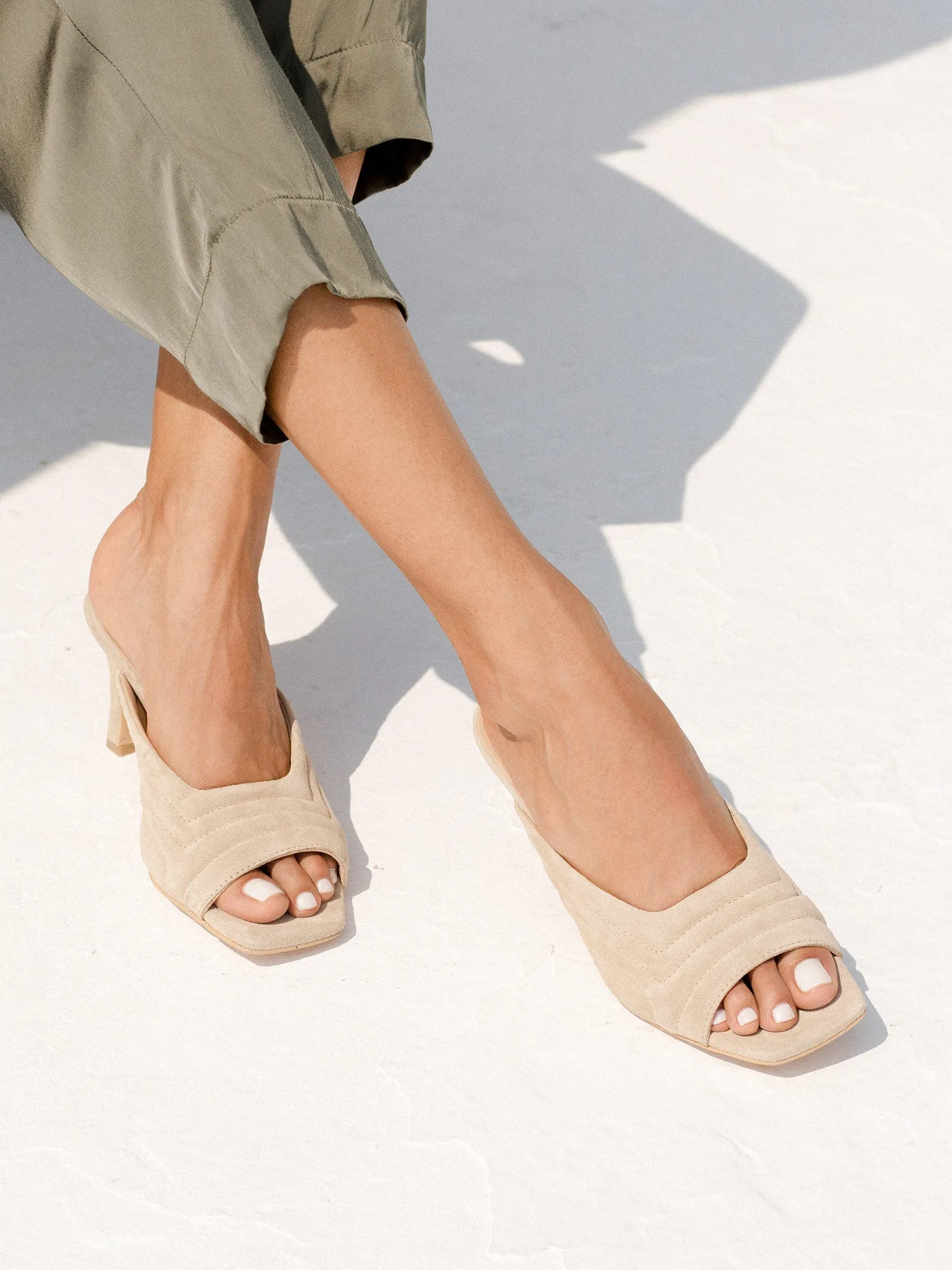 Chloe Sand Mules
