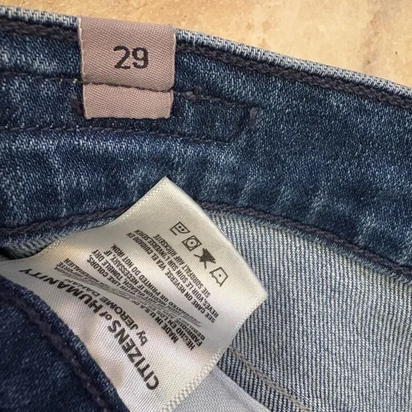 Citizens Of Humanity Rocket High Rise Skinny Distressed Denim Jeans Women’s 29