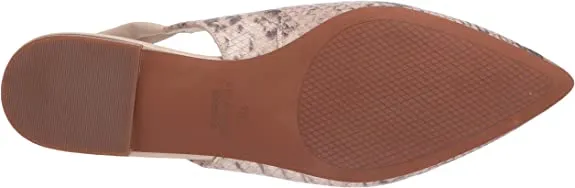 Cole Haan womens Eden Skimmer Ballet Flat, Python Printed Leather Cement Leather, 5.5 US