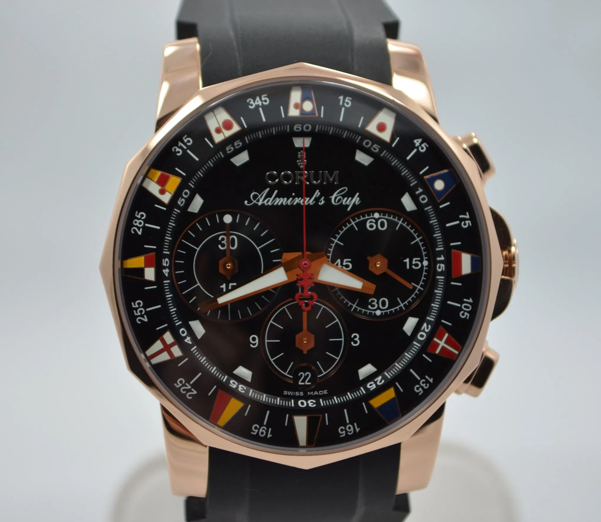 Corum Admirals Cup 985.671.55 18K Rose Gold Wristwatch