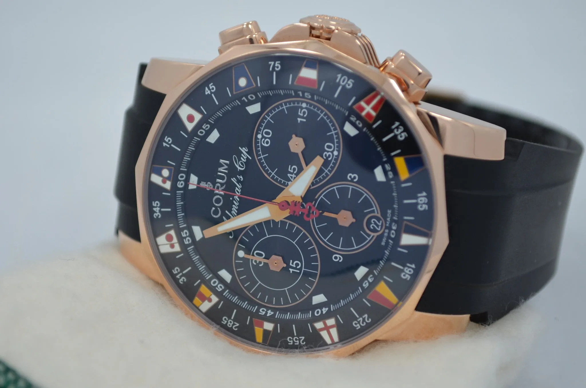 Corum Admirals Cup 985.671.55 18K Rose Gold Wristwatch