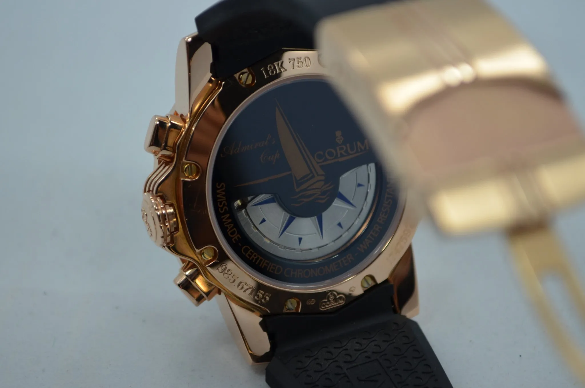 Corum Admirals Cup 985.671.55 18K Rose Gold Wristwatch