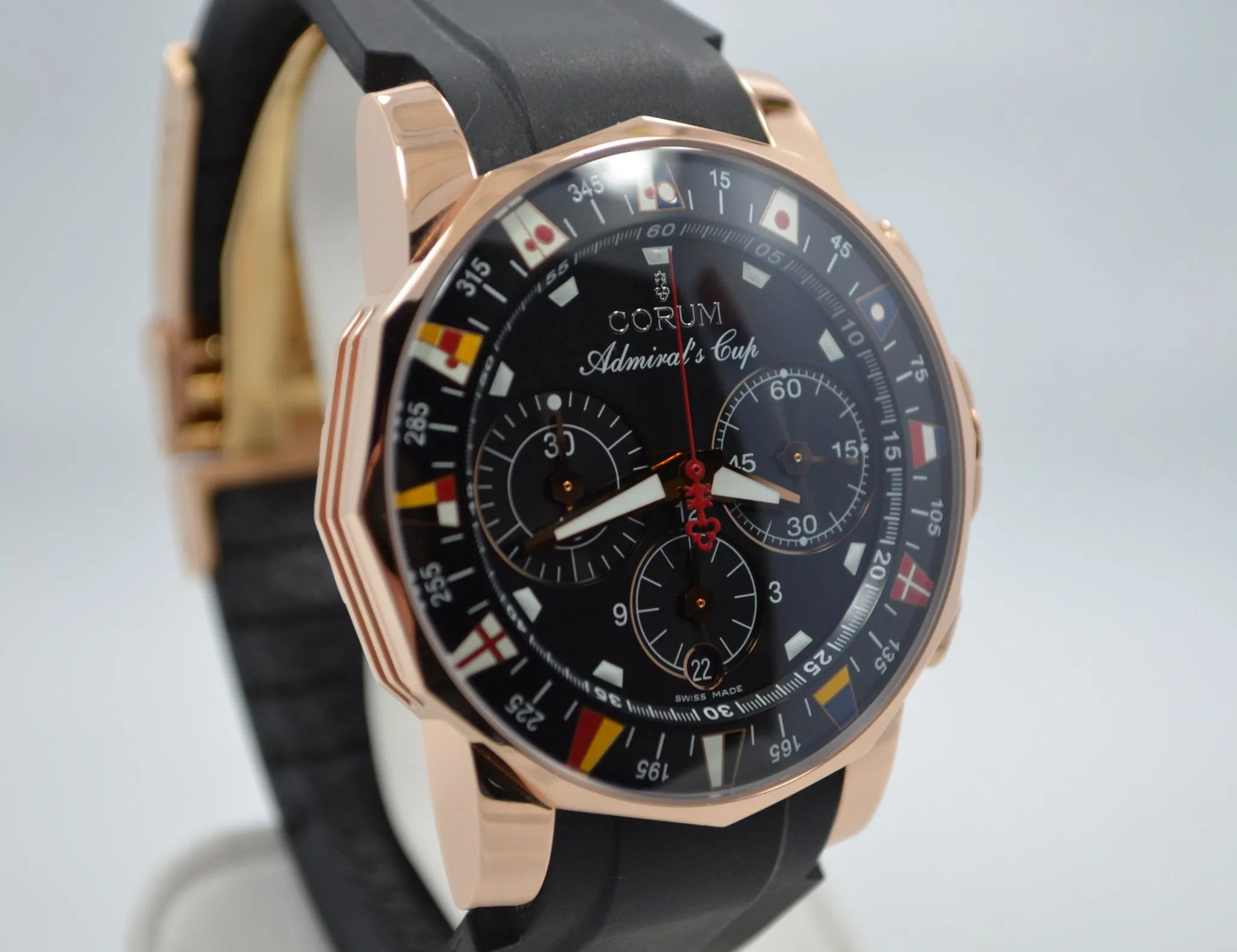 Corum Admirals Cup 985.671.55 18K Rose Gold Wristwatch