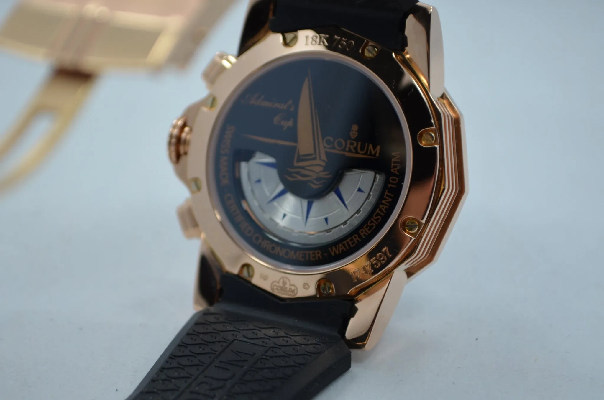 Corum Admirals Cup 985.671.55 18K Rose Gold Wristwatch