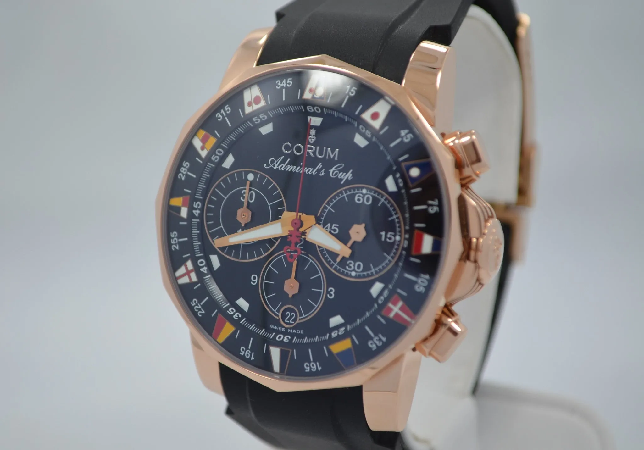 Corum Admirals Cup 985.671.55 18K Rose Gold Wristwatch