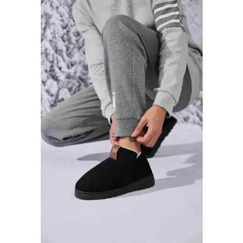 Cozy Letter M Slippers