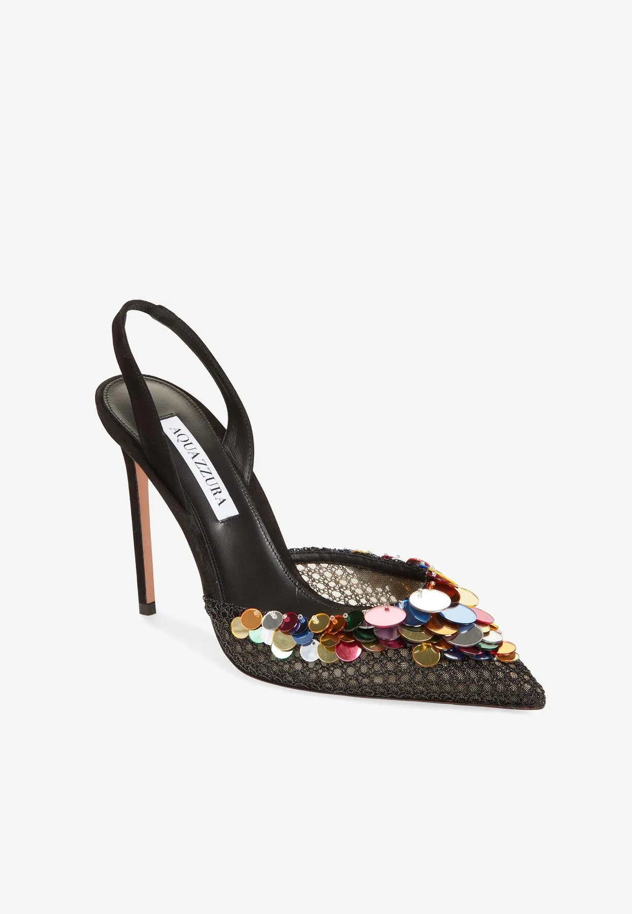 Crystal Hoop 105 Slingback Pumps