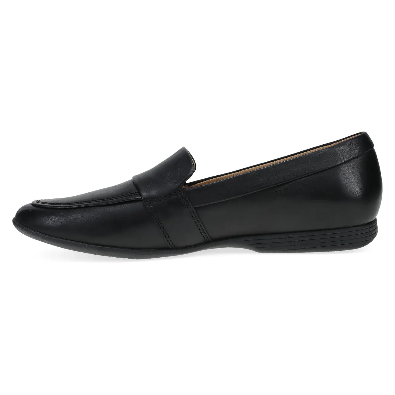DANSKO LINDEN BLACK LEATHER LOAFER