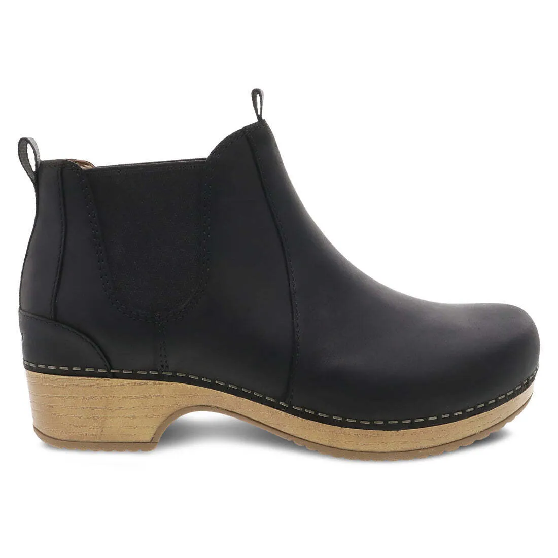 Dansko Women's Becka Black Oiled Pull Up 9433021600
