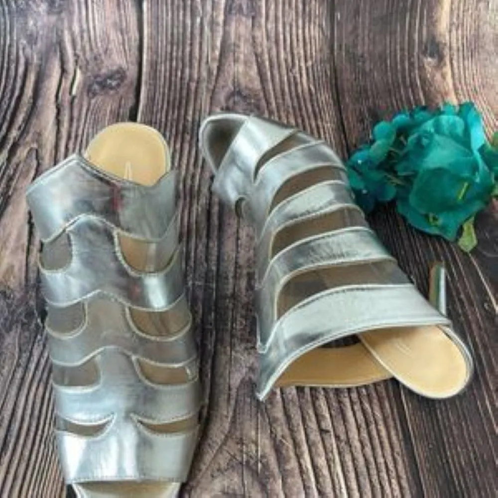 Daya by Zendaya Silver Norwell Mules 6M