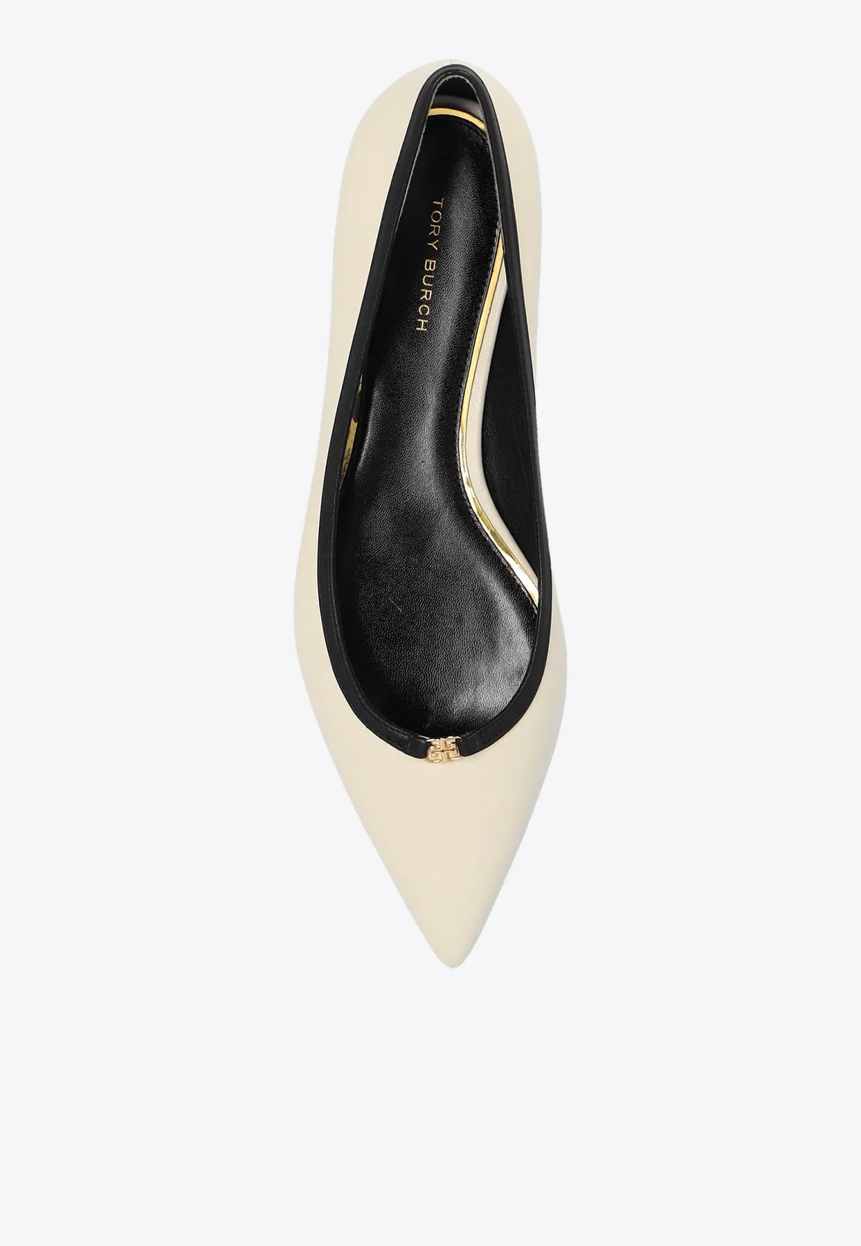Double T Pointed-Toe Flats