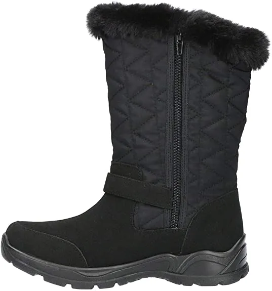 Easy Street Boulder Women's Boot 11 B(M) US Black-Black-Suede
