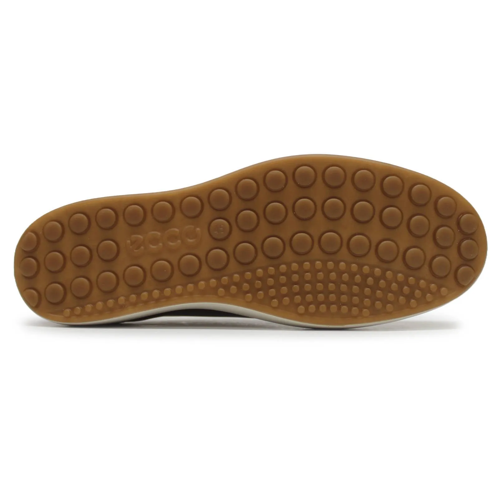 Ecco Soft 7 Full Grain Leather Men's Casual Trainers - Cognac
