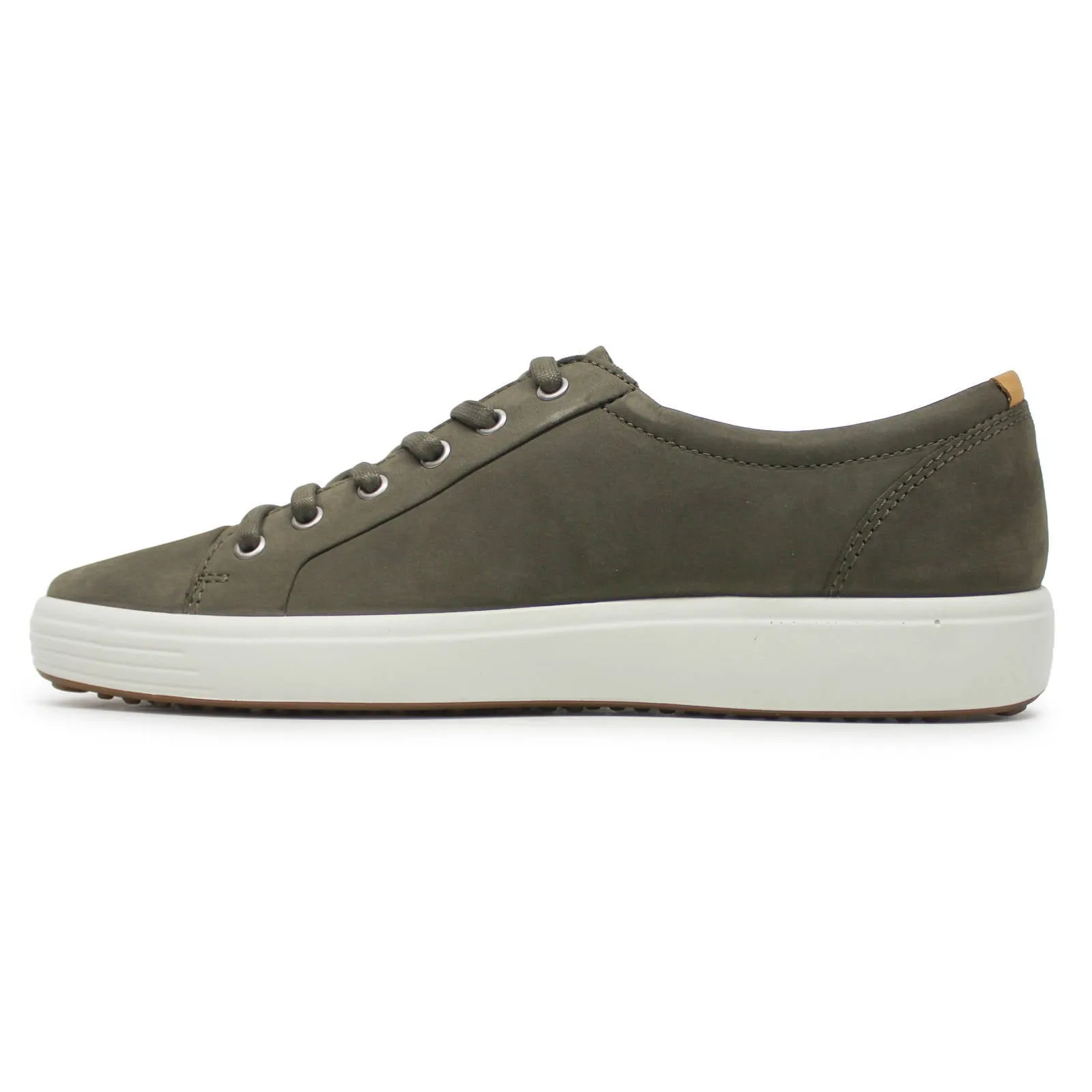 Ecco Soft 7 Full Grain Leather Men's Casual Trainers - Tarmac