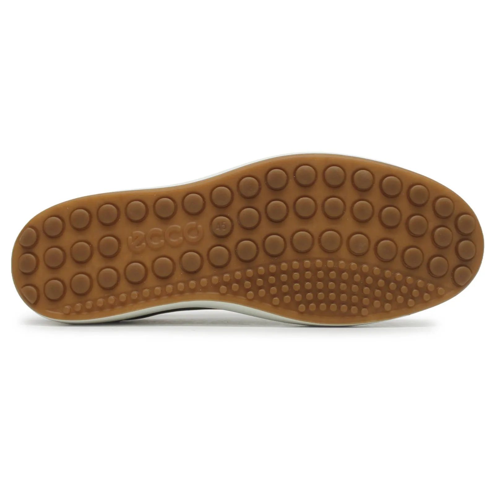 Ecco Soft 7 Full Grain Leather Men's Casual Trainers - Tarmac