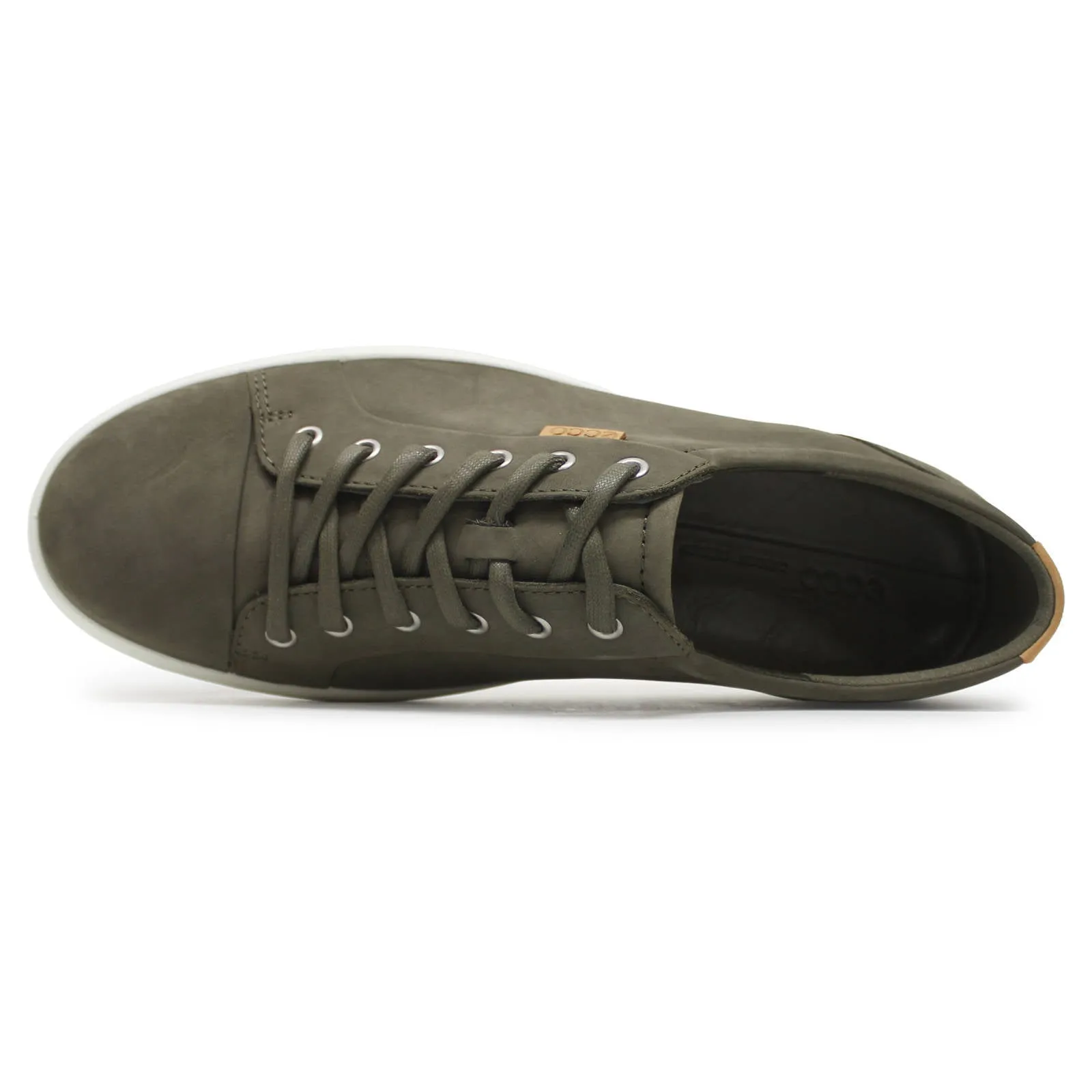 Ecco Soft 7 Full Grain Leather Men's Casual Trainers - Tarmac