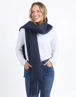 Elm Comfy Scarf - Navy