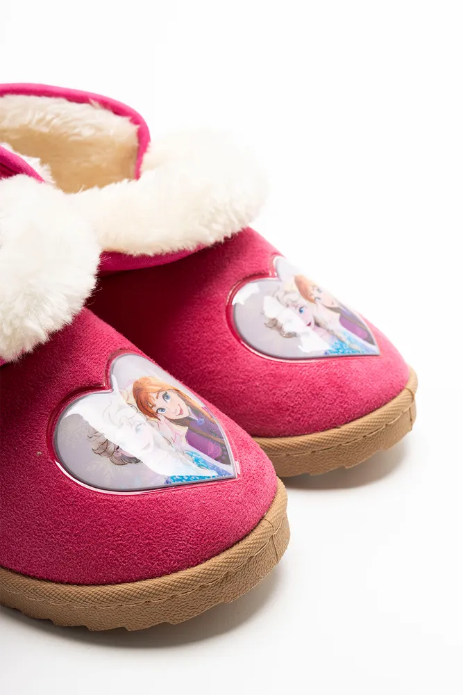 Elsa Comfy Boots Pink