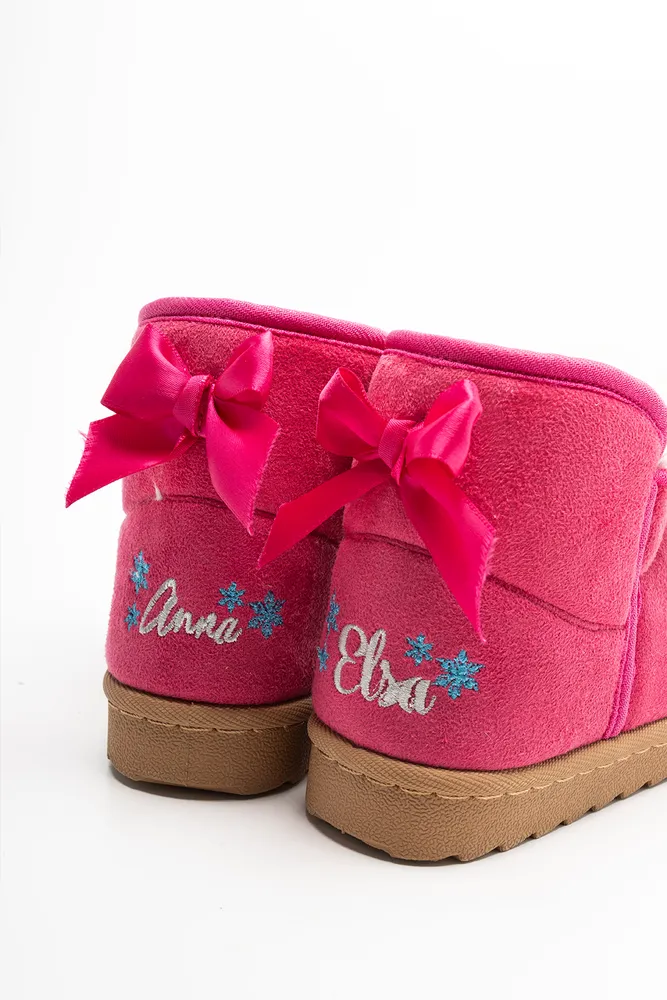 Elsa Comfy Boots Pink
