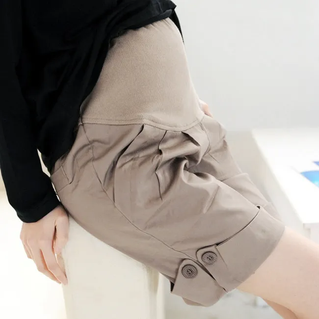 Fashioned Maternity High Waist Short