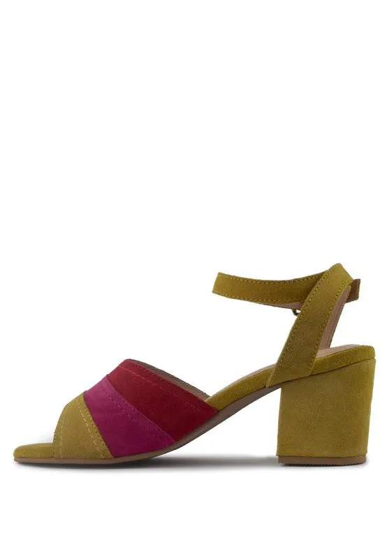 Fiesta Bloom Suede Heels