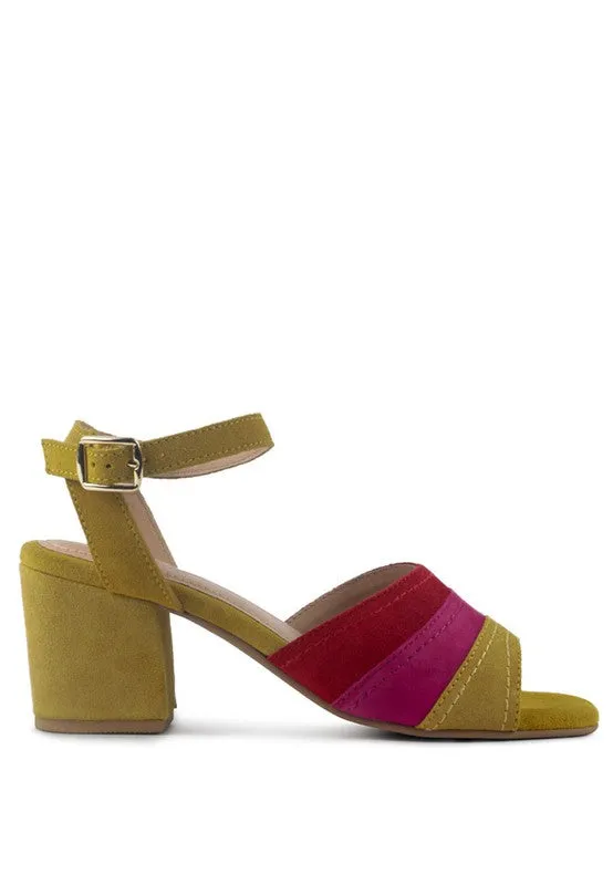 Fiesta Bloom Suede Heels