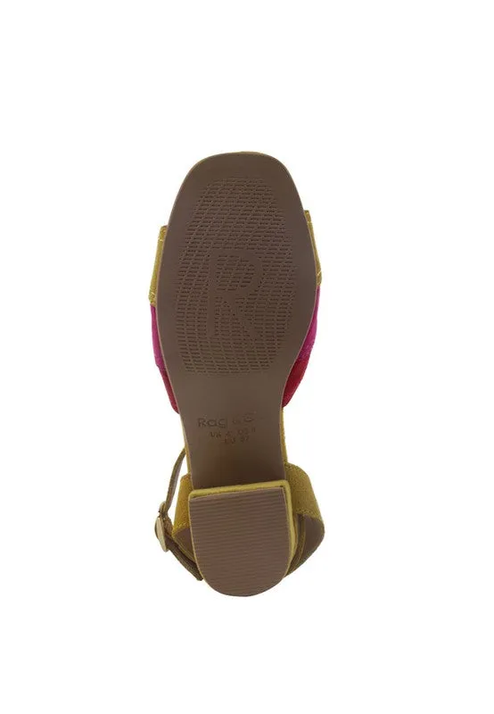 Fiesta Bloom Suede Heels