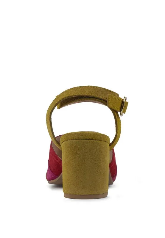 Fiesta Bloom Suede Heels