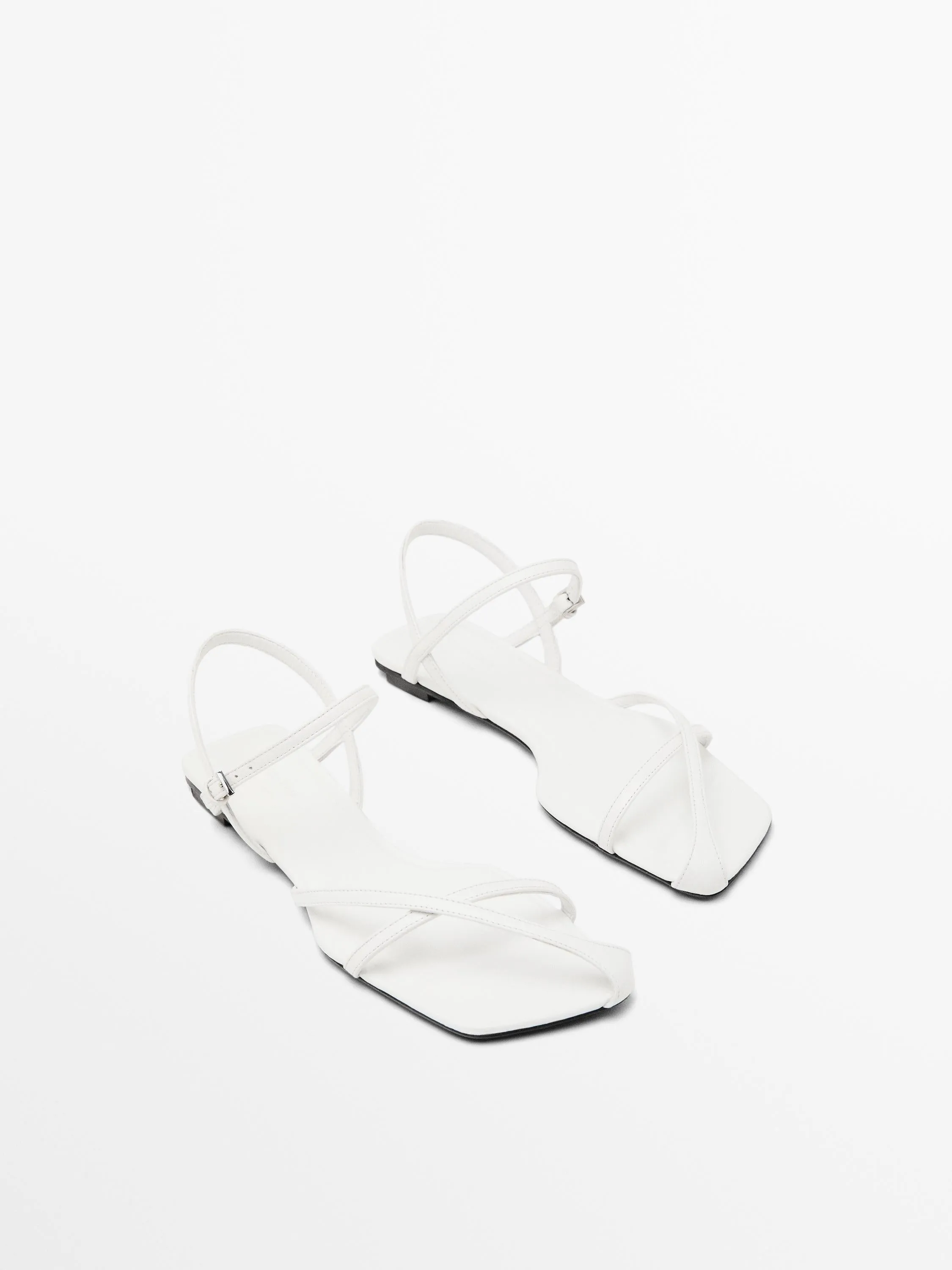 Flat strappy sandals