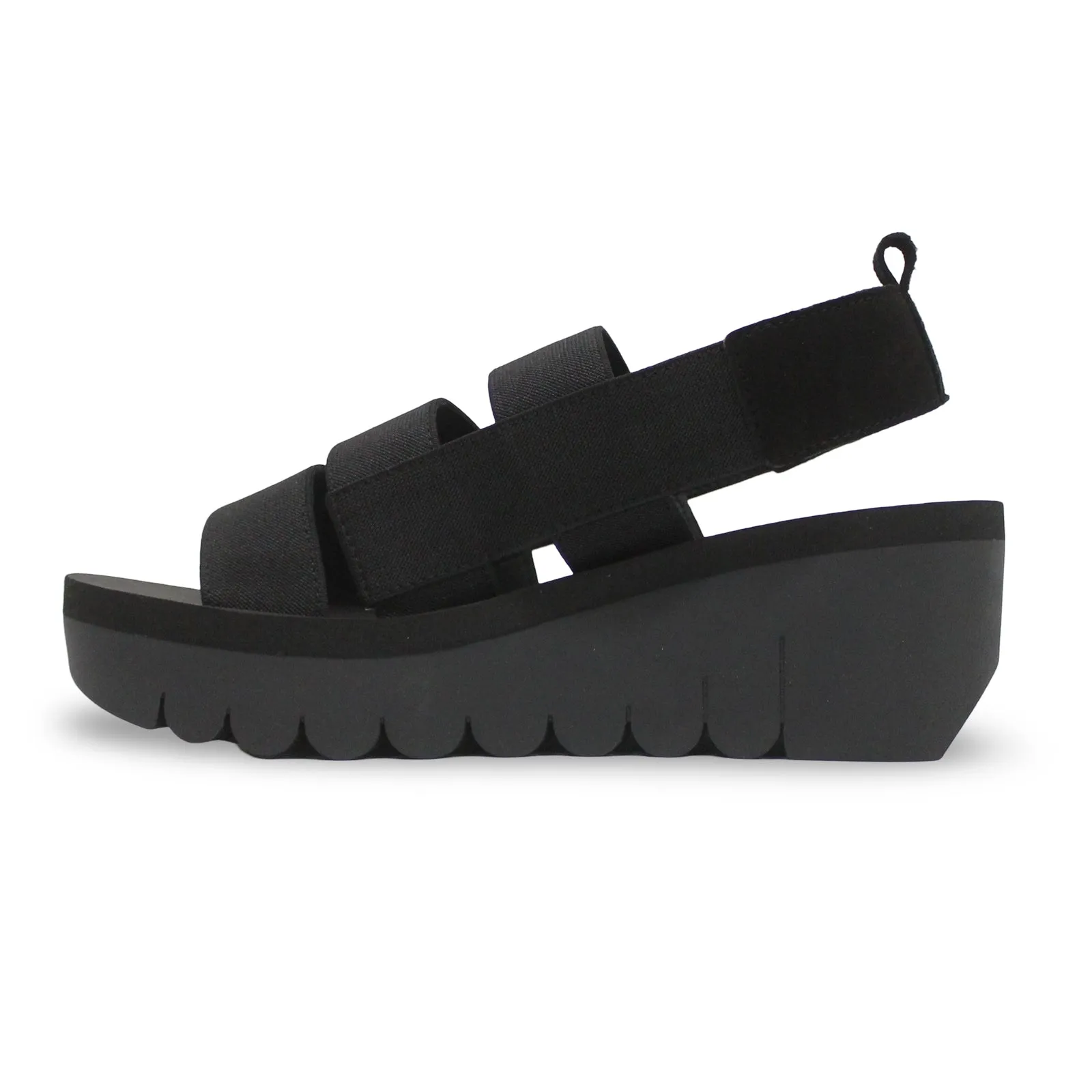 Fly London YERE847FLY Textile Leather Women's Heels Sandals