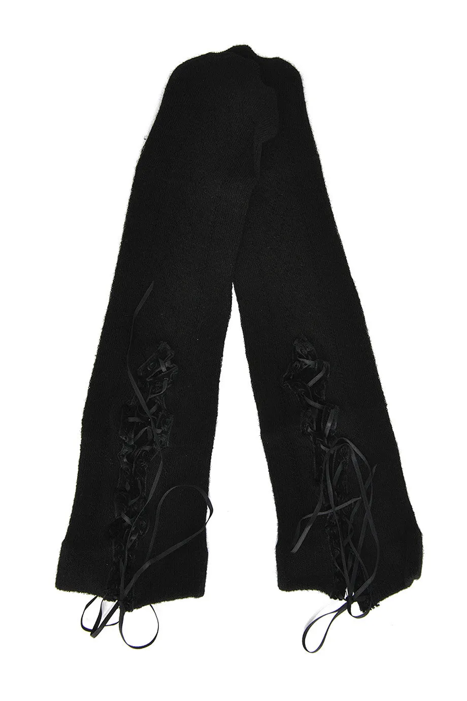 FOGAL 399 MAGIC Black Lace Knee High Socks