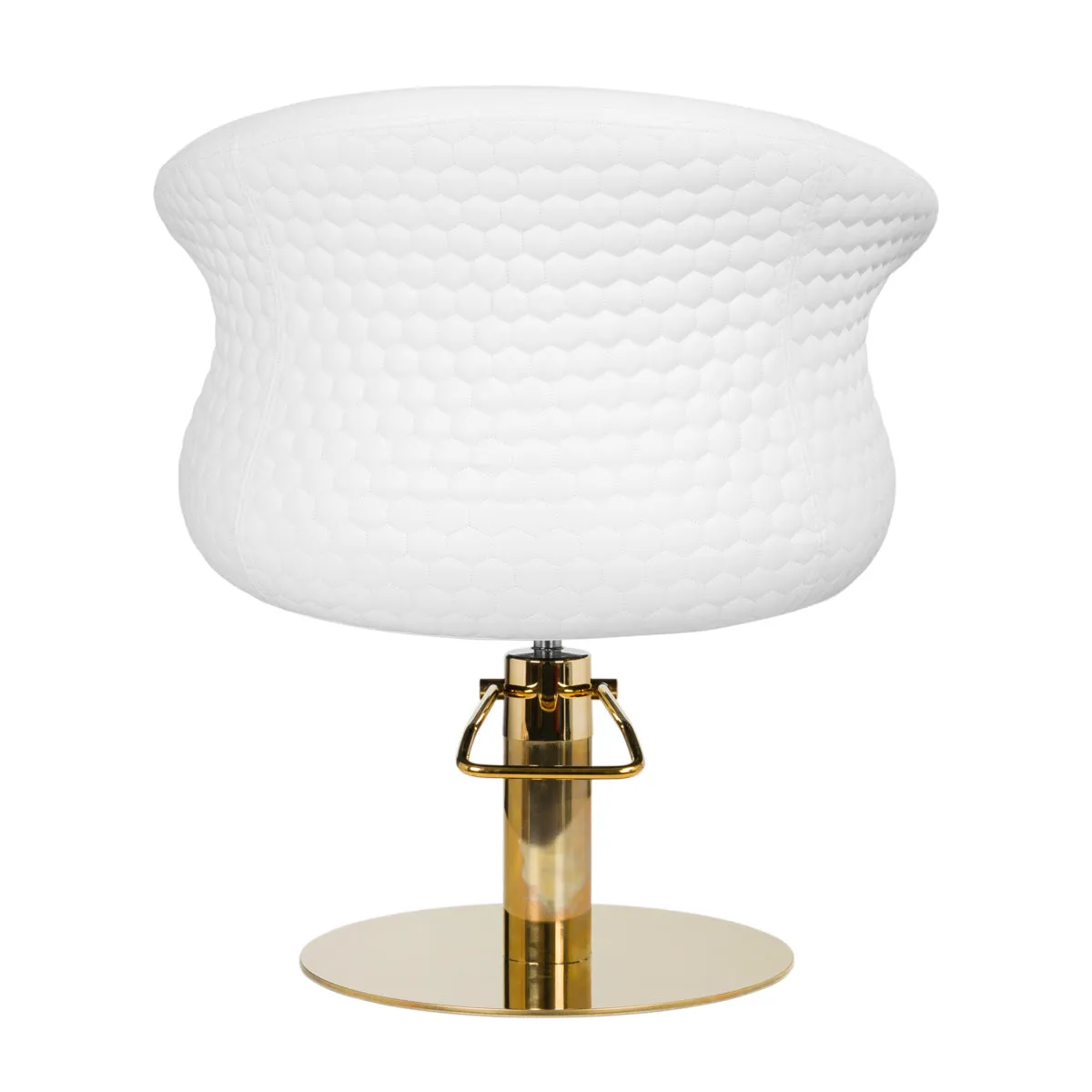 GABBIANO HAIRDRESSING CHAIR VERSAL GOLD WHITE