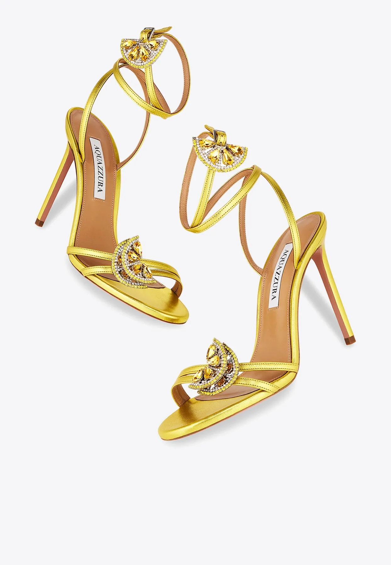 Gin Tonic 105 Crystal-Embellished Sandals