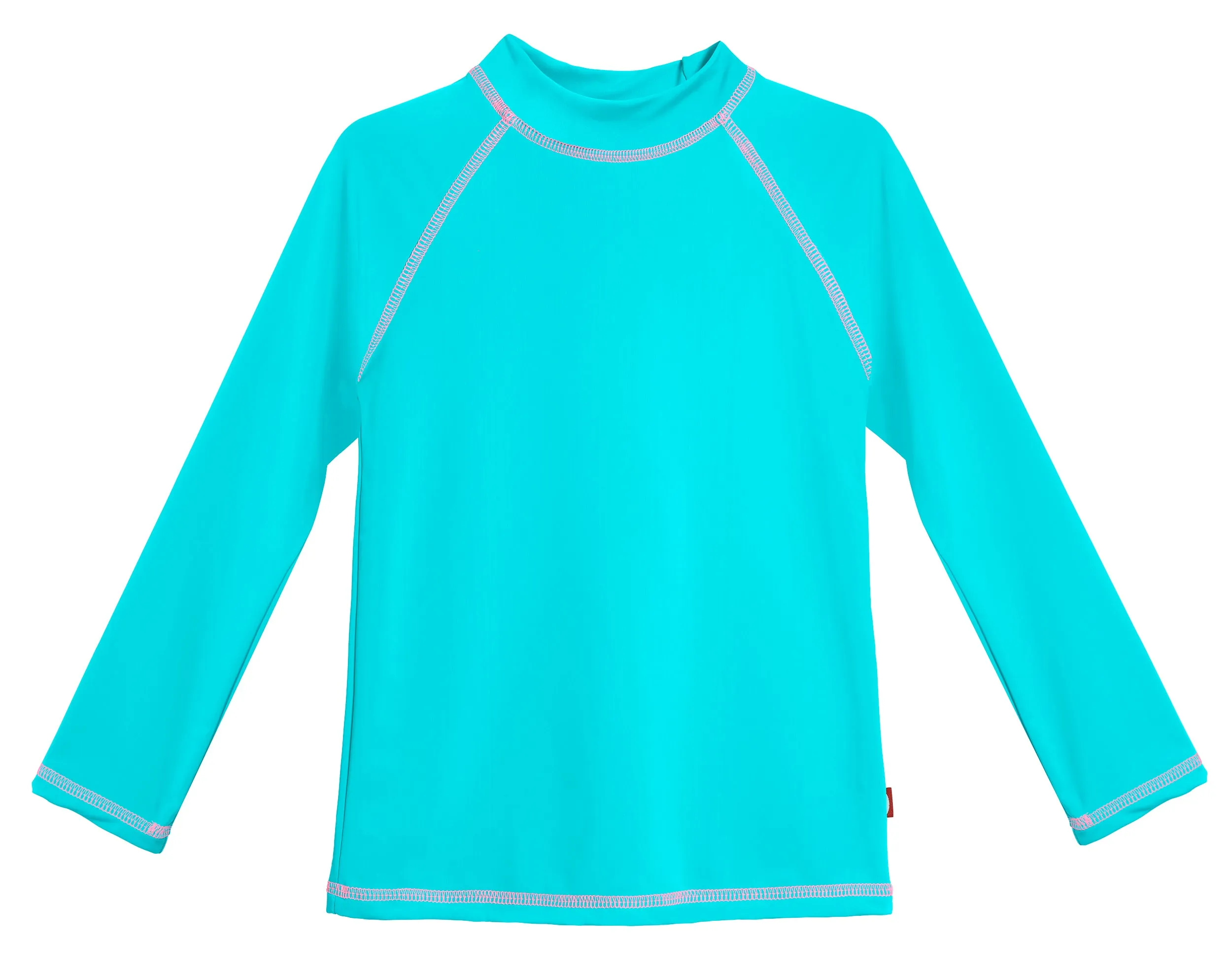 Girls UPF 50  Long Sleeve Rashguard | Turquoise