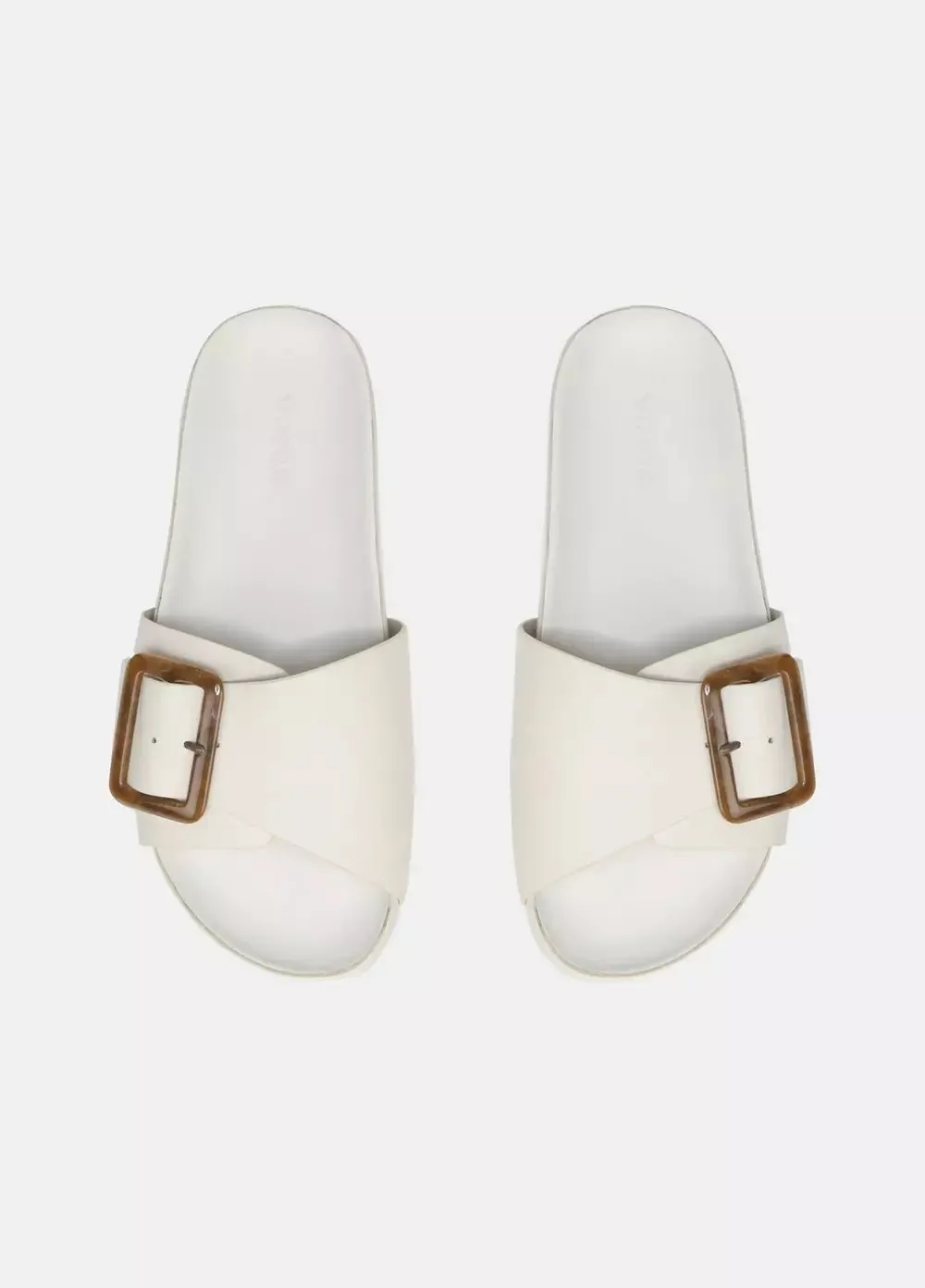 Grant Leather Sandal - Off White