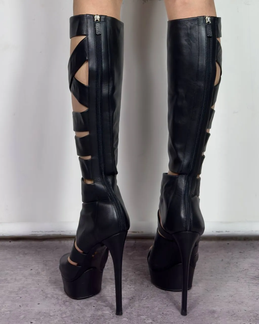 Gucci Helena Runway Gladiator Boots 38/39, 39/39.5, 40/40.5