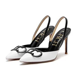 High heels luxury brand 2025 spring and summer new ladies shoes sexy girls party sandals
