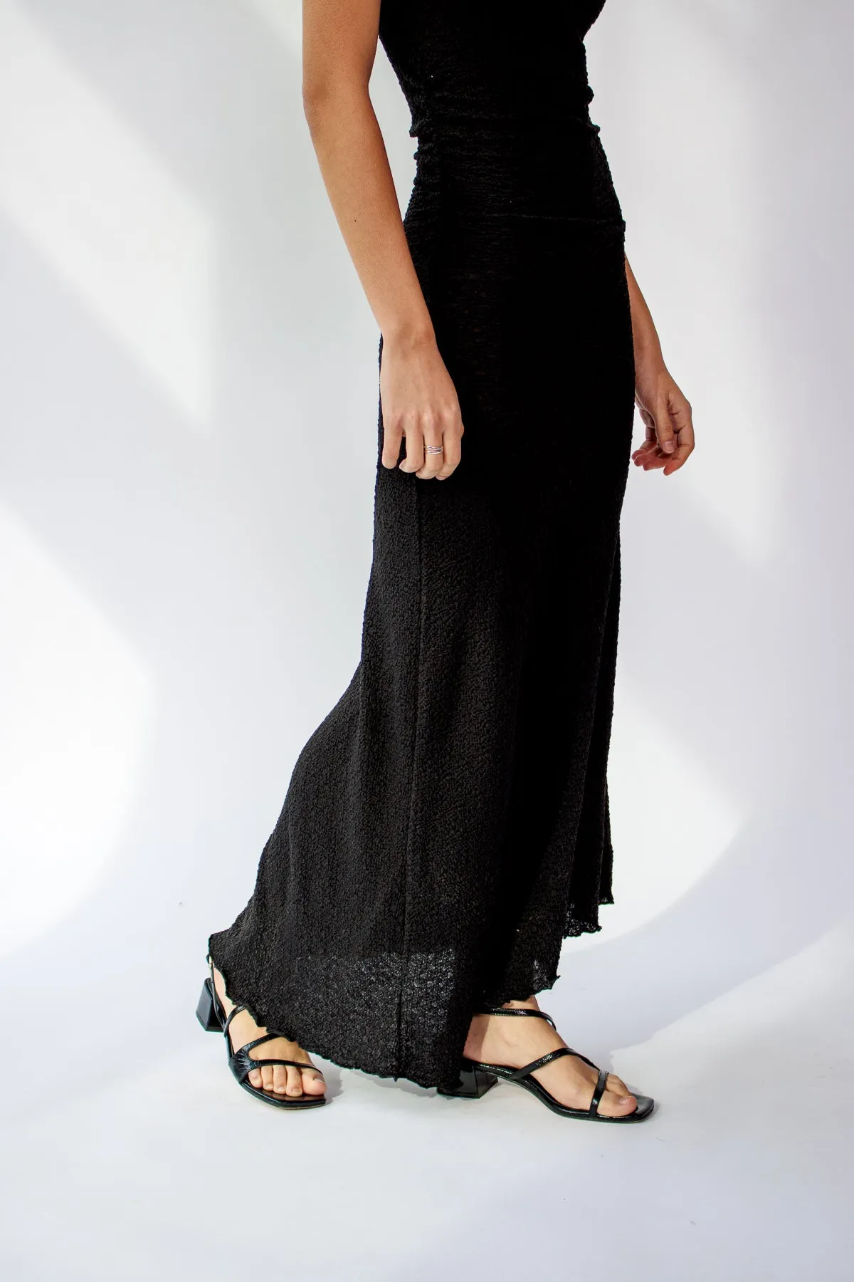 High Neck Stretch Dress
