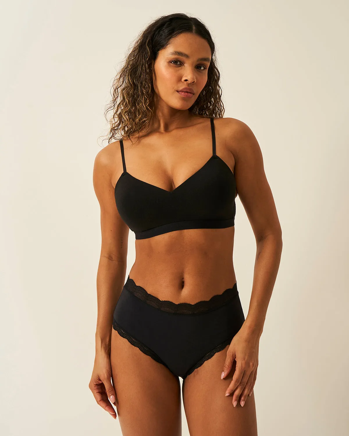 High Rise Knicker - Black