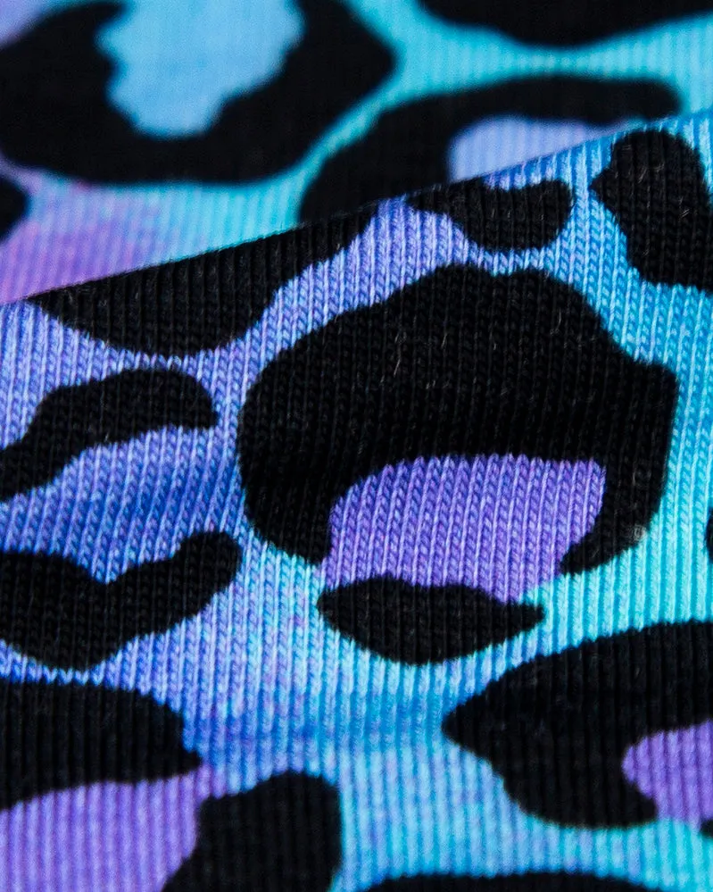 High Rise Knicker - Galaxy Leopard