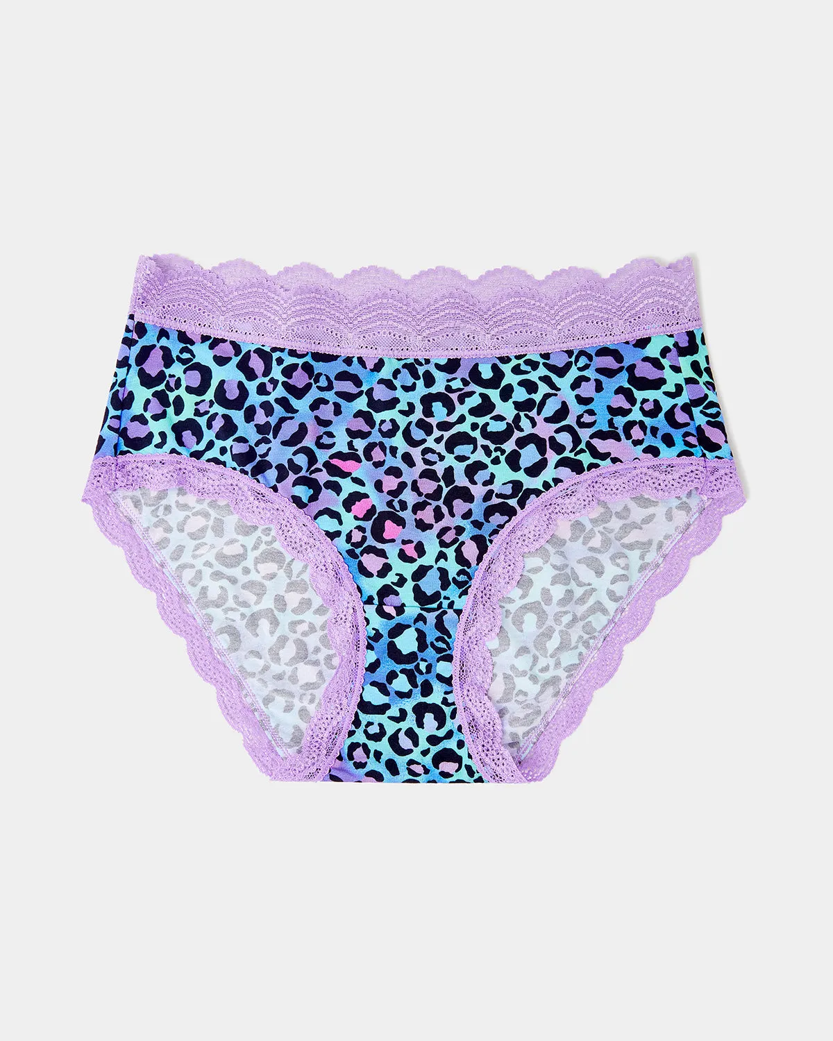 High Rise Knicker - Galaxy Leopard