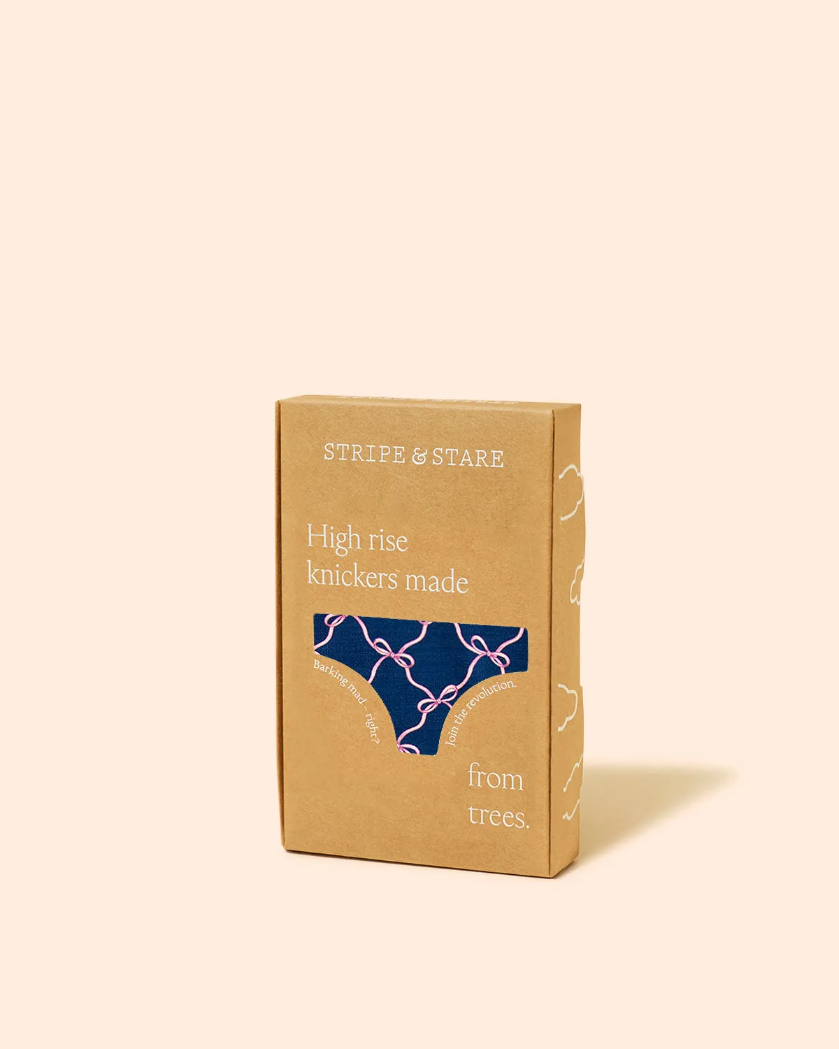 High Rise Knicker - Midnight Bow