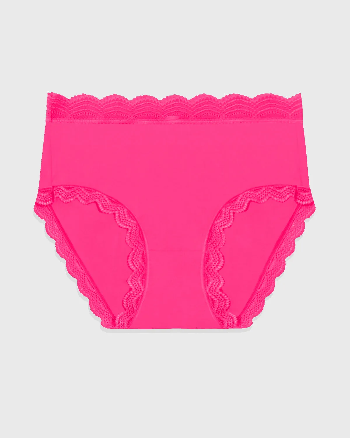 High Rise Knicker - Raspberry