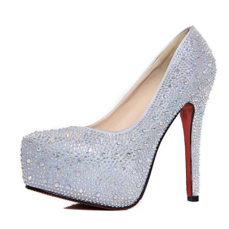 High summer fashion hot women shoes diamond high heels waterproof stiletto cross tied bride wedding pumps shoes