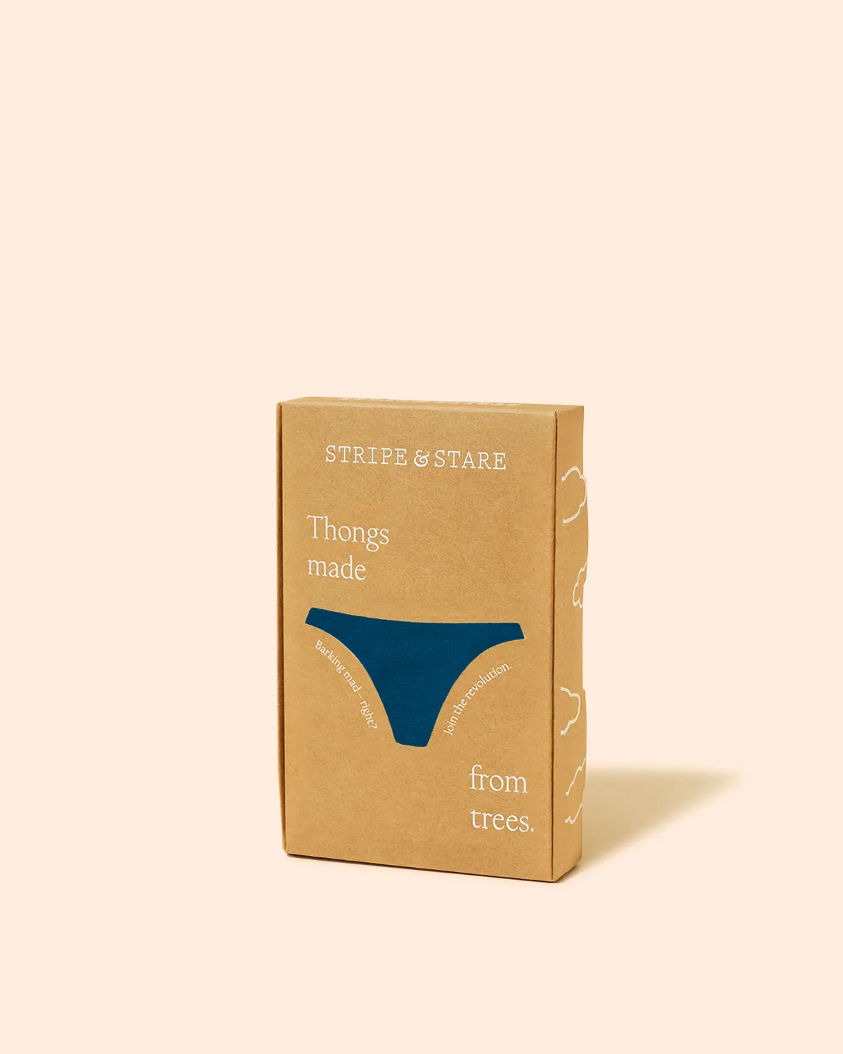 High Waisted Thong - Midnight Neon Pink