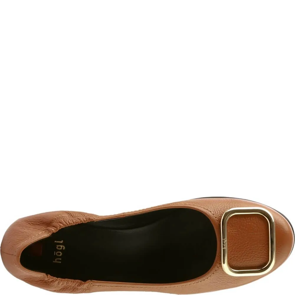 Hogl Niki Ballerinas 10 3723-COGNAC