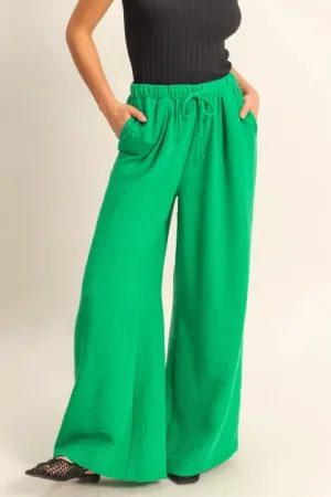 HYFVE Elasticized Waist Wide Leg Pants